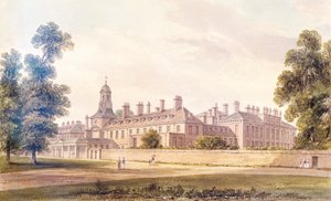 Vue sud-ouest du Palais de Kensington, 1826 - John Chessell Buckler